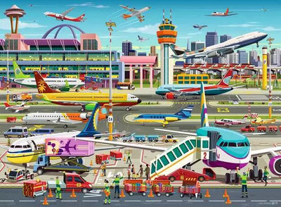 Ravensburger Airport Central 150pc Jigsaw Puzzle