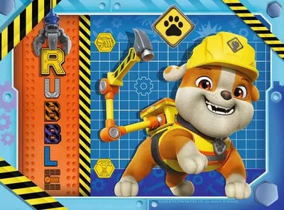 Paw Patrol Rubble And Crew 4 In A Box Puzzle