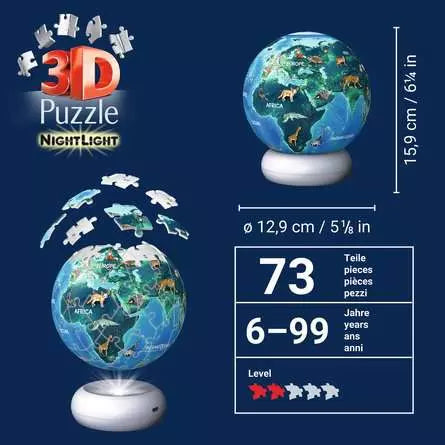 Ravensburger The Earth Night Light 3D Jigsaw Puzzle