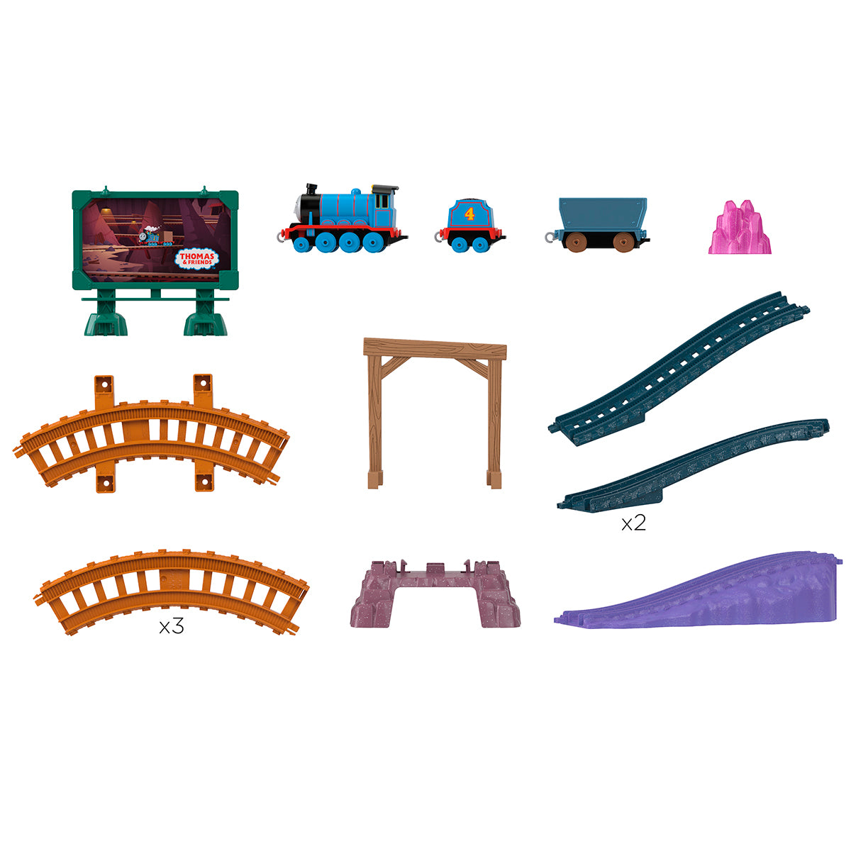 Thomas And Friends Gordon In The Old Mines Track Set