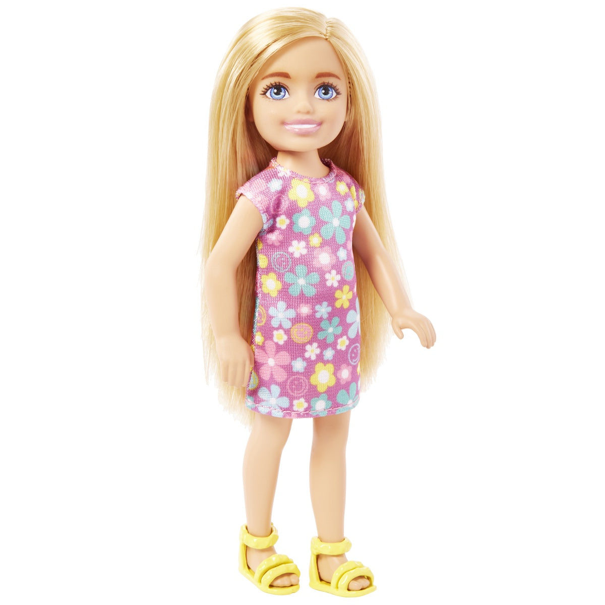 Barbie Chelsea Doll Purple Flower Dress