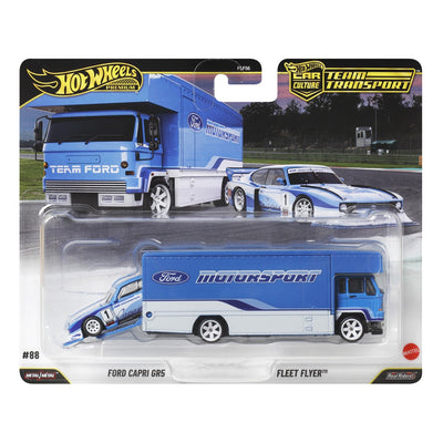 Hot Wheels Team Transport Ford Capri GR5 / Fleet Flyer