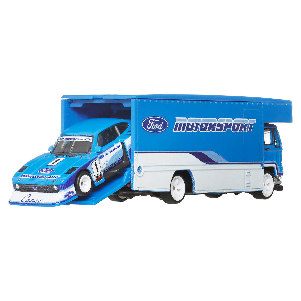 Hot Wheels Team Transport Ford Capri GR5 / Fleet Flyer