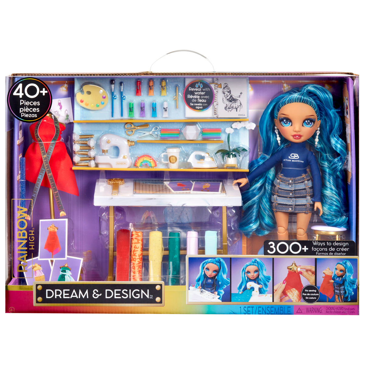 Rainbow High Dream And Design Fashion Studio Playset With Skylar Doll