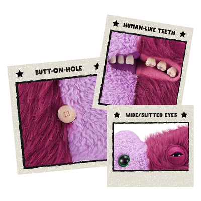 Fuggler Misfit Monsters 9" Funny Ugly Monster Soft Toy Gaptooth Weirdo