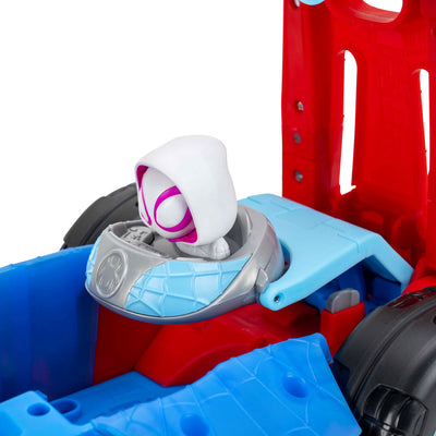 SpiderMan Spidey And His Amazing Friends Team Spidey Flip And Reveal Cruiser