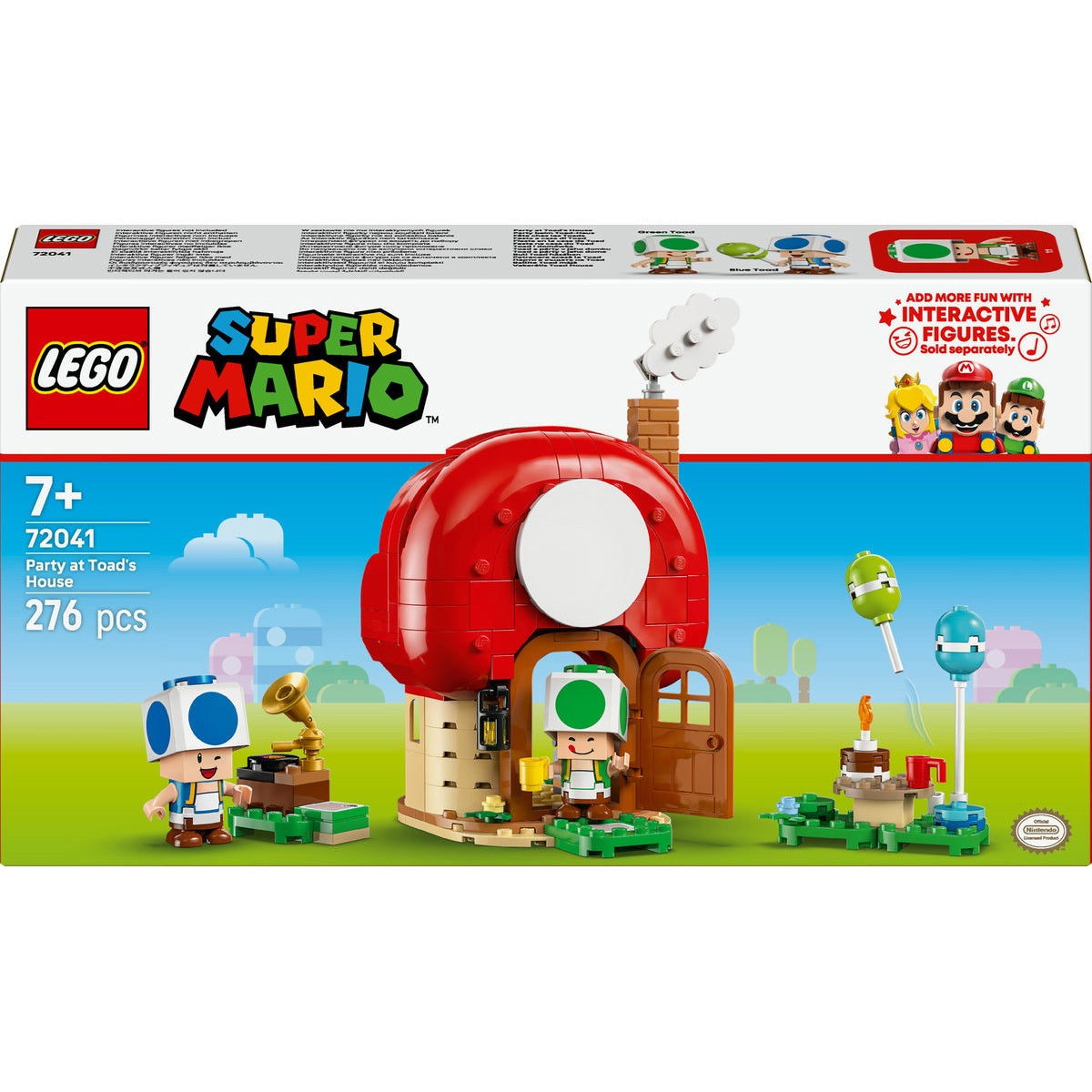 Lego Super Mario 72041 Party At Toad's House