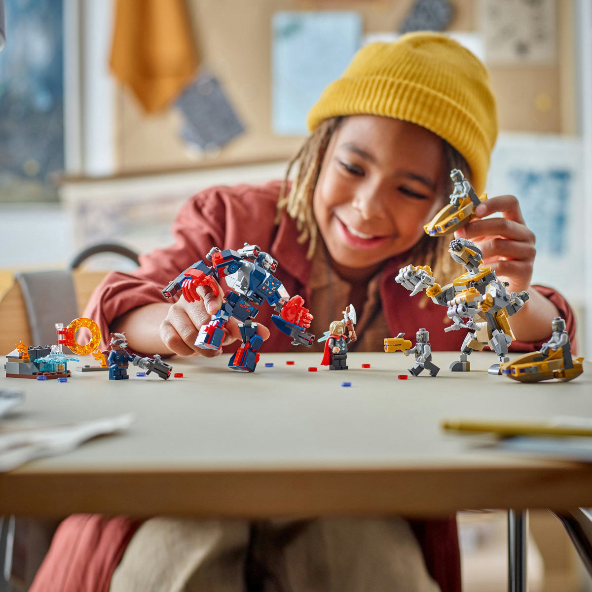 Lego Marvel 76322 Avengers Endgame Thor vs Chitauri