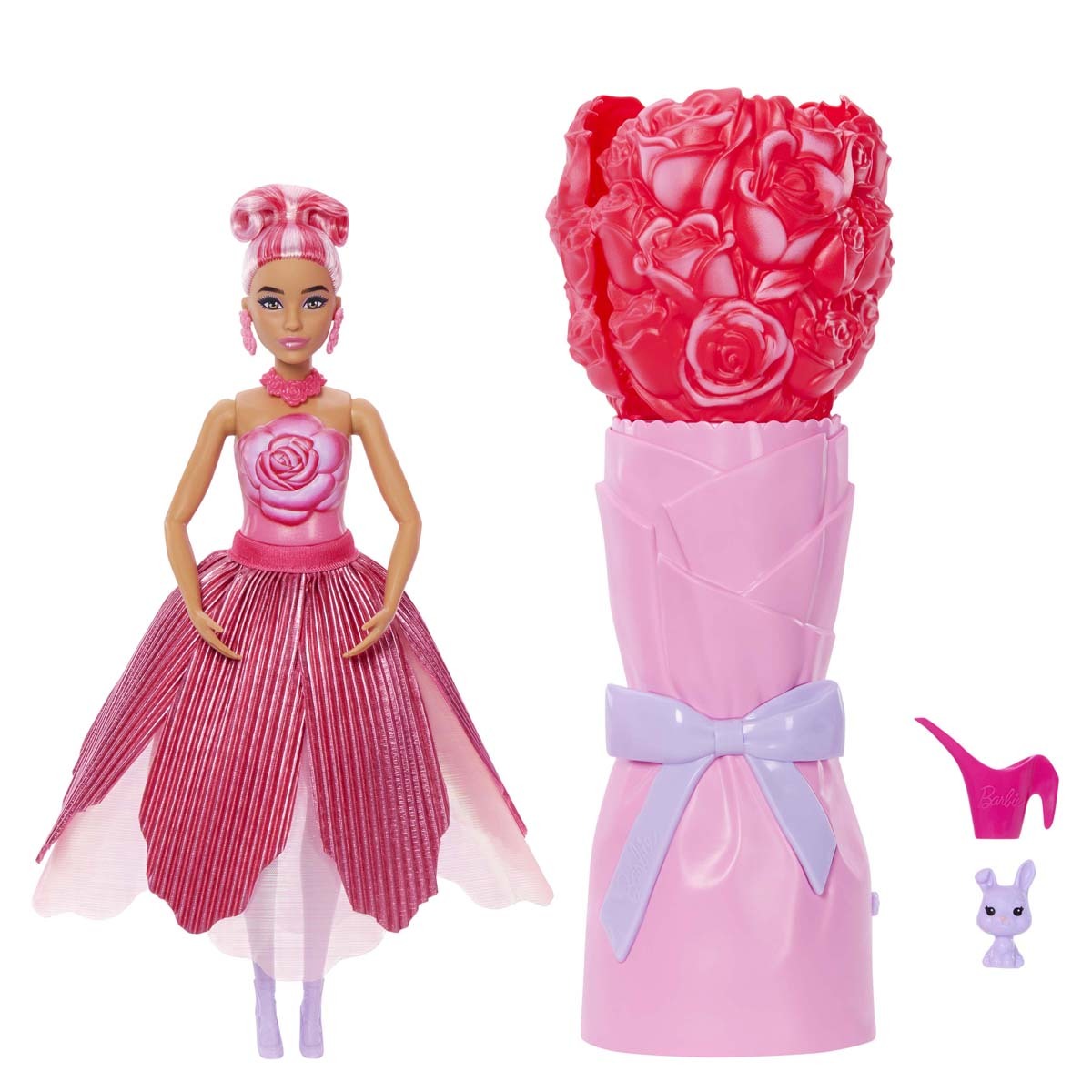 Barbie Petal Pop Doll Red Rose