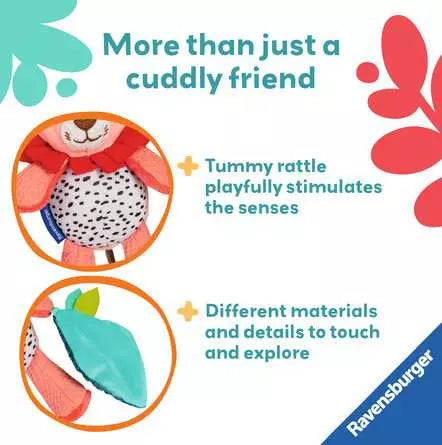 Play Shake And Rattle Lion Infant Soft Toy