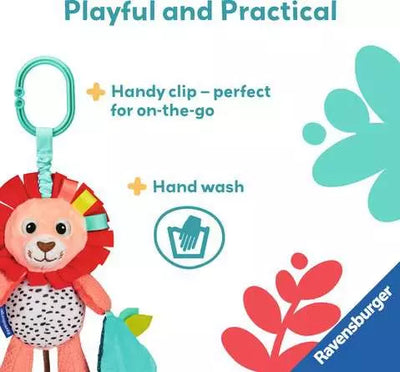 Play Shake And Rattle Lion Infant Soft Toy