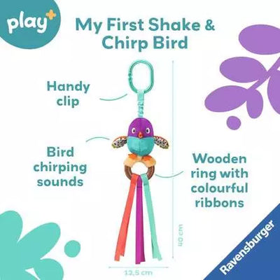 Play Shake And Chirp Bird Infant Soft Toy
