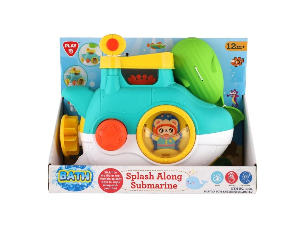 Playgo Splash Along Submarine Bath Toy