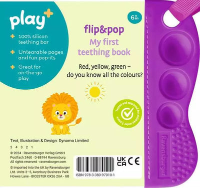 Play My First Teething Book Infant Toy Colours