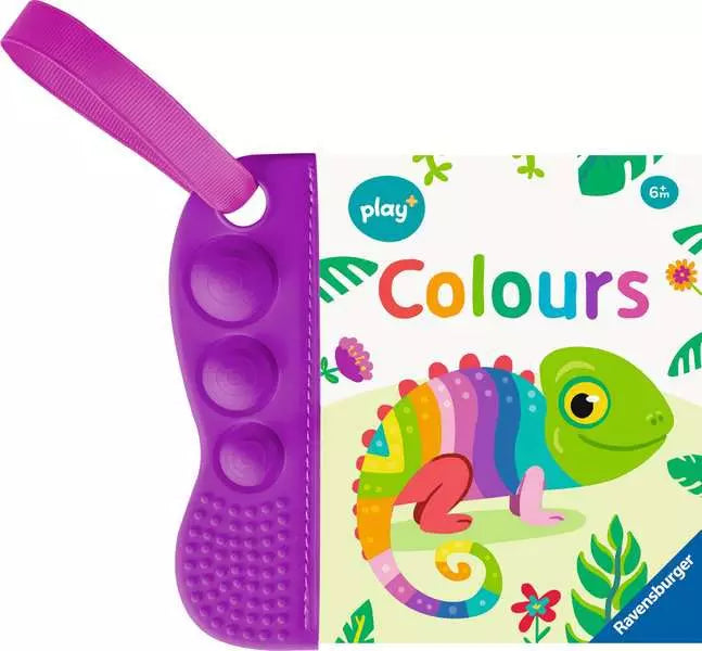 Play My First Teething Book Infant Toy Colours