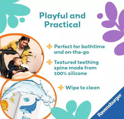 Play My First Teething Book Infant Toy Colours