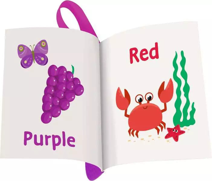 Play My First Teething Book Infant Toy Colours