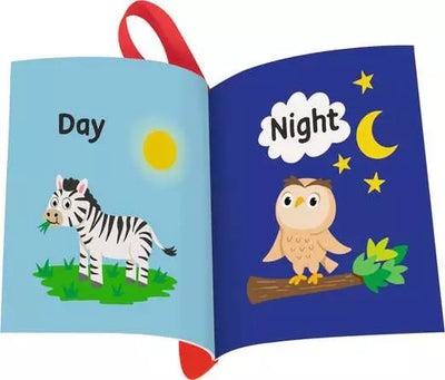 Play My First Teething Book Infant Toy Opposites