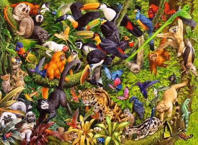 Ravensburger Tropical Forest 200pc XXL Jigsaw Puzzle