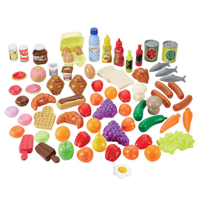 100% Chef 75pc Food Case Role Play Playset