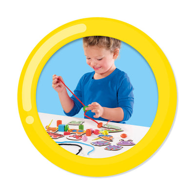 SES Creative Lacing Animals With Beads Set