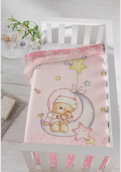 Pielsa Baby Blanket 80cm x 110cm Pink A