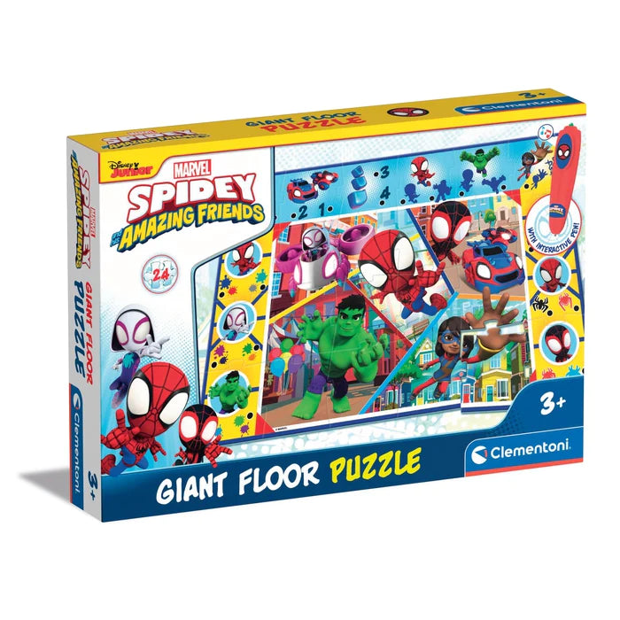 SpiderMan Spidey And His Amazing Friends Giant Interactive Floor Puzzle