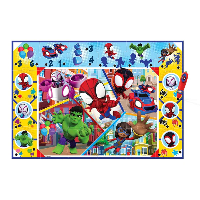 SpiderMan Spidey And His Amazing Friends Giant Interactive Floor Puzzle