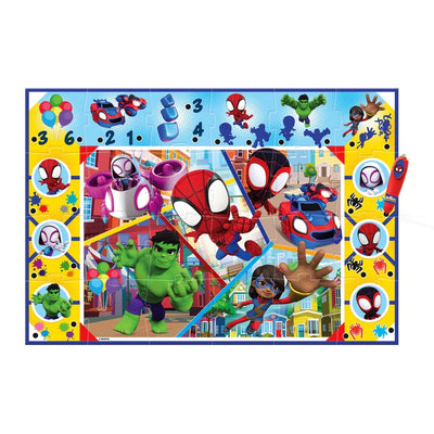 SpiderMan Spidey And His Amazing Friends Giant Interactive Floor Puzzle