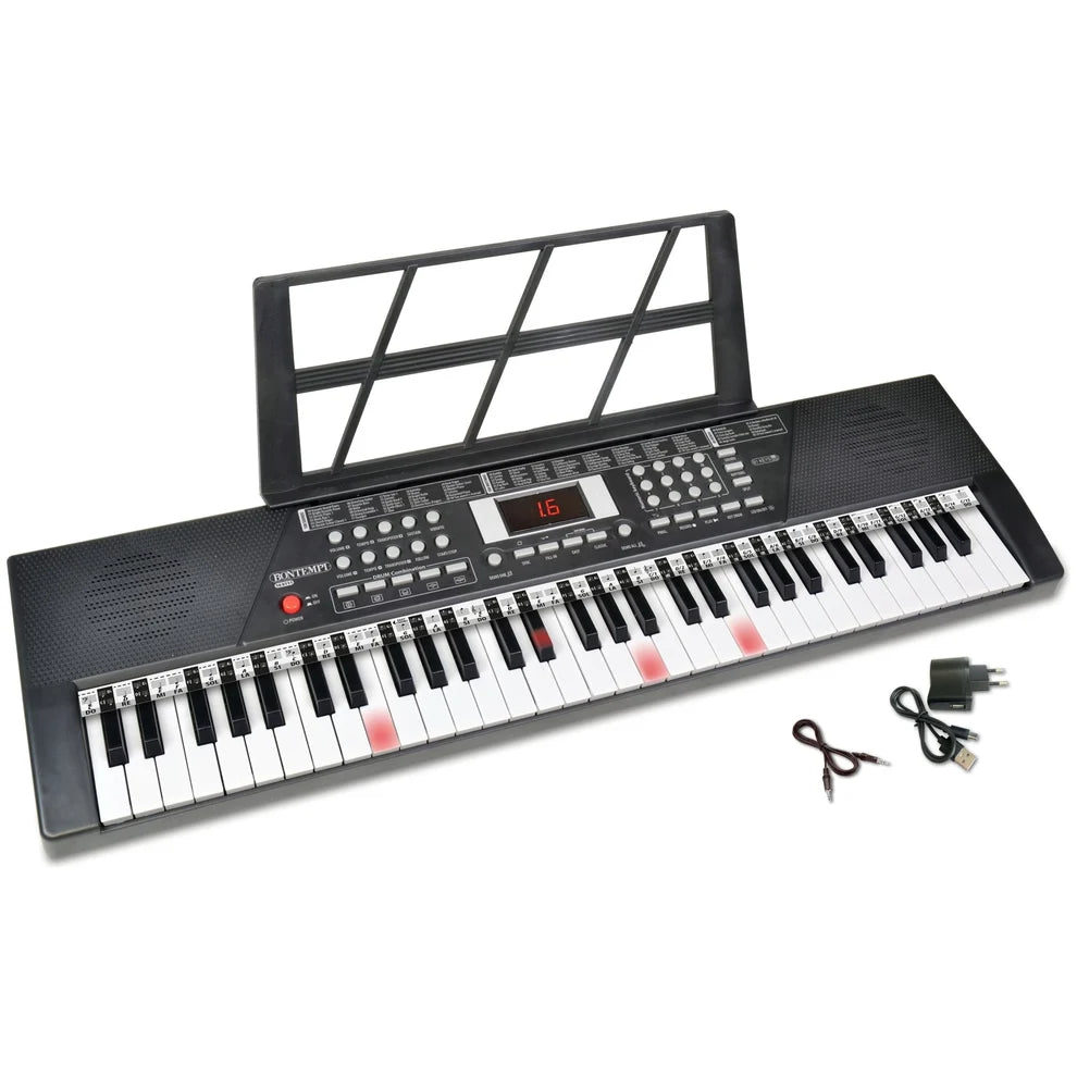 Bontempi Digital Keyboard With 61 Lighted Keys