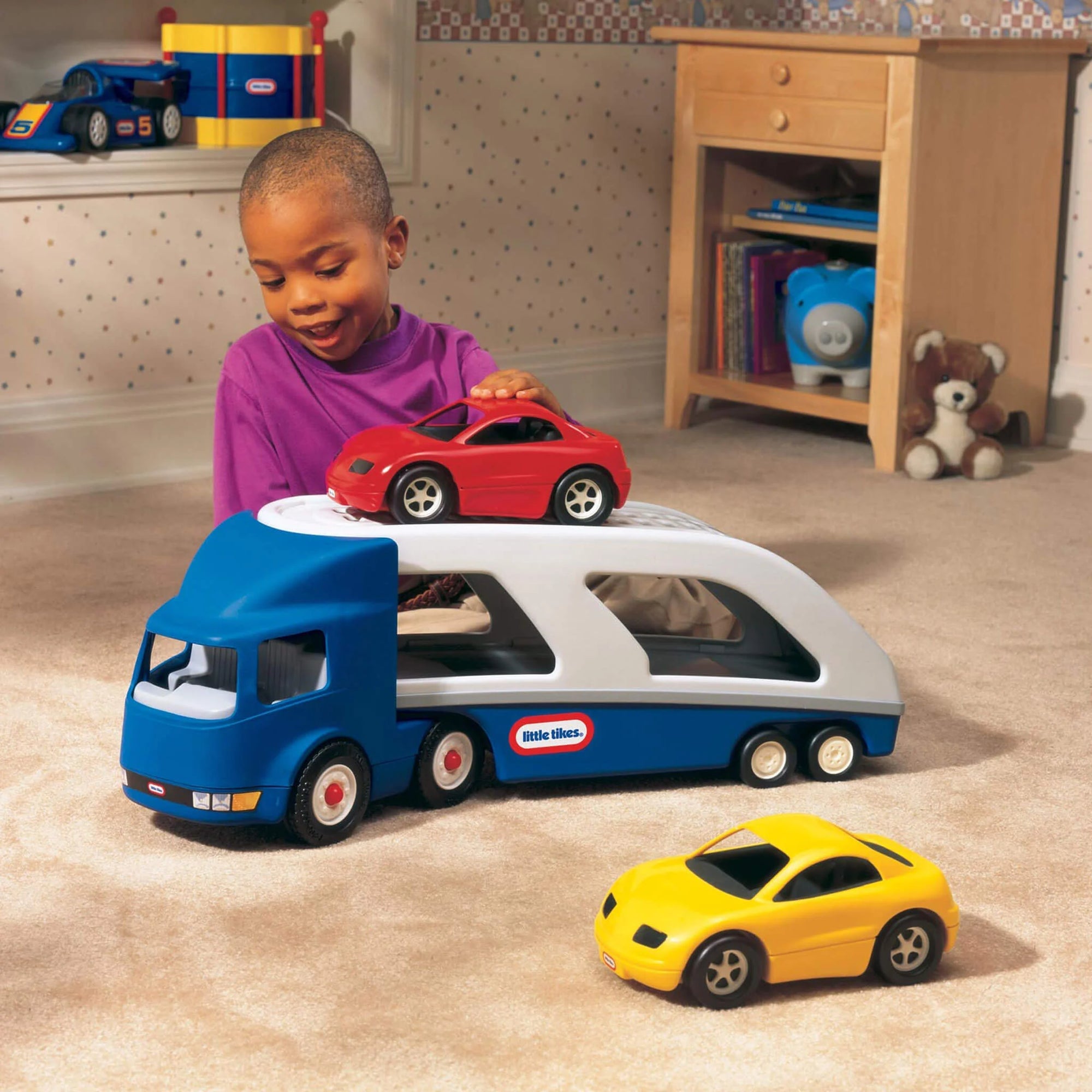Little Tikes Car Carrier Truck And Cars