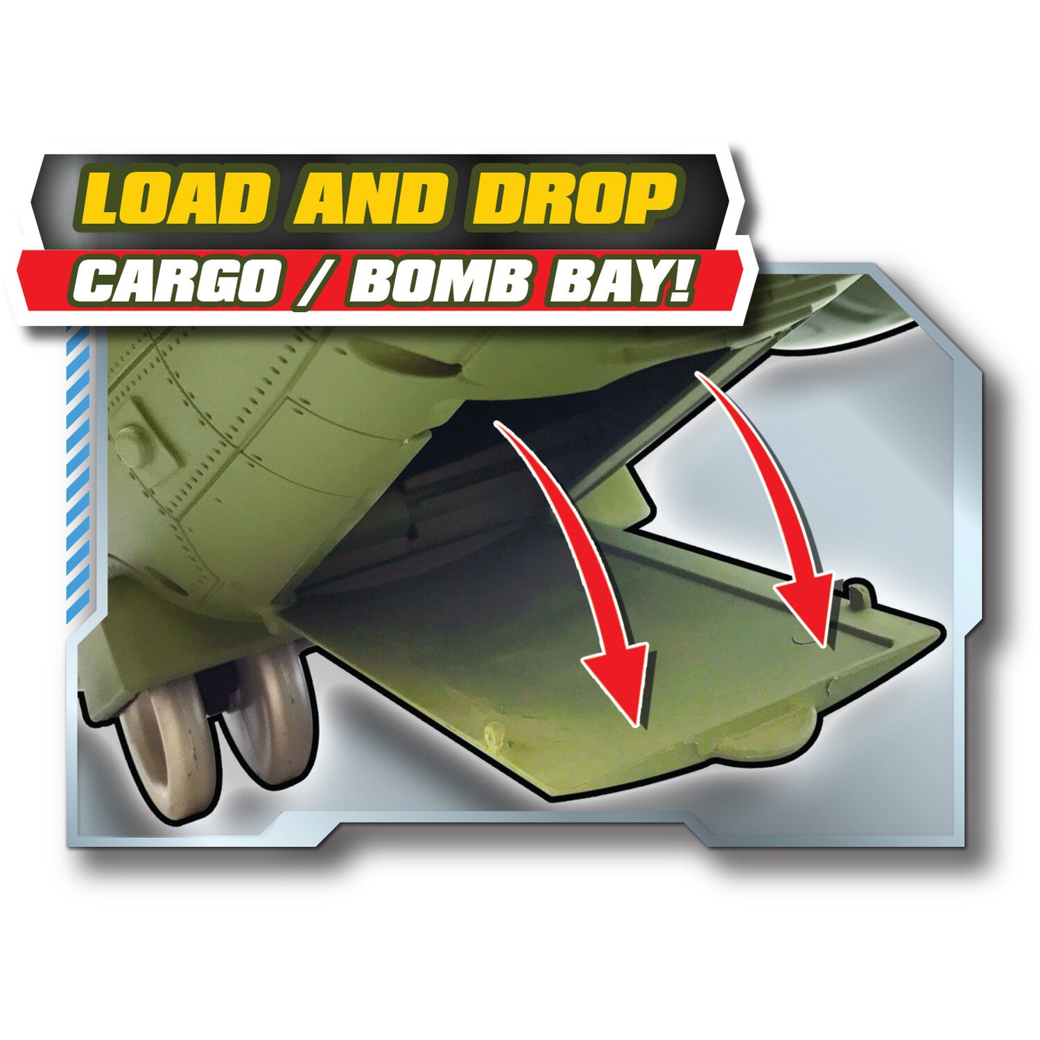 The Corps! Beast Bomber Troop Carrier Plane With Lights And Sounds