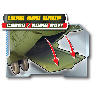 The Corps! Beast Bomber Troop Carrier Plane With Lights And Sounds