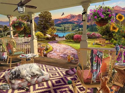 Ravensburger Cosy Front Porch 750pc Jigsaw Puzzle
