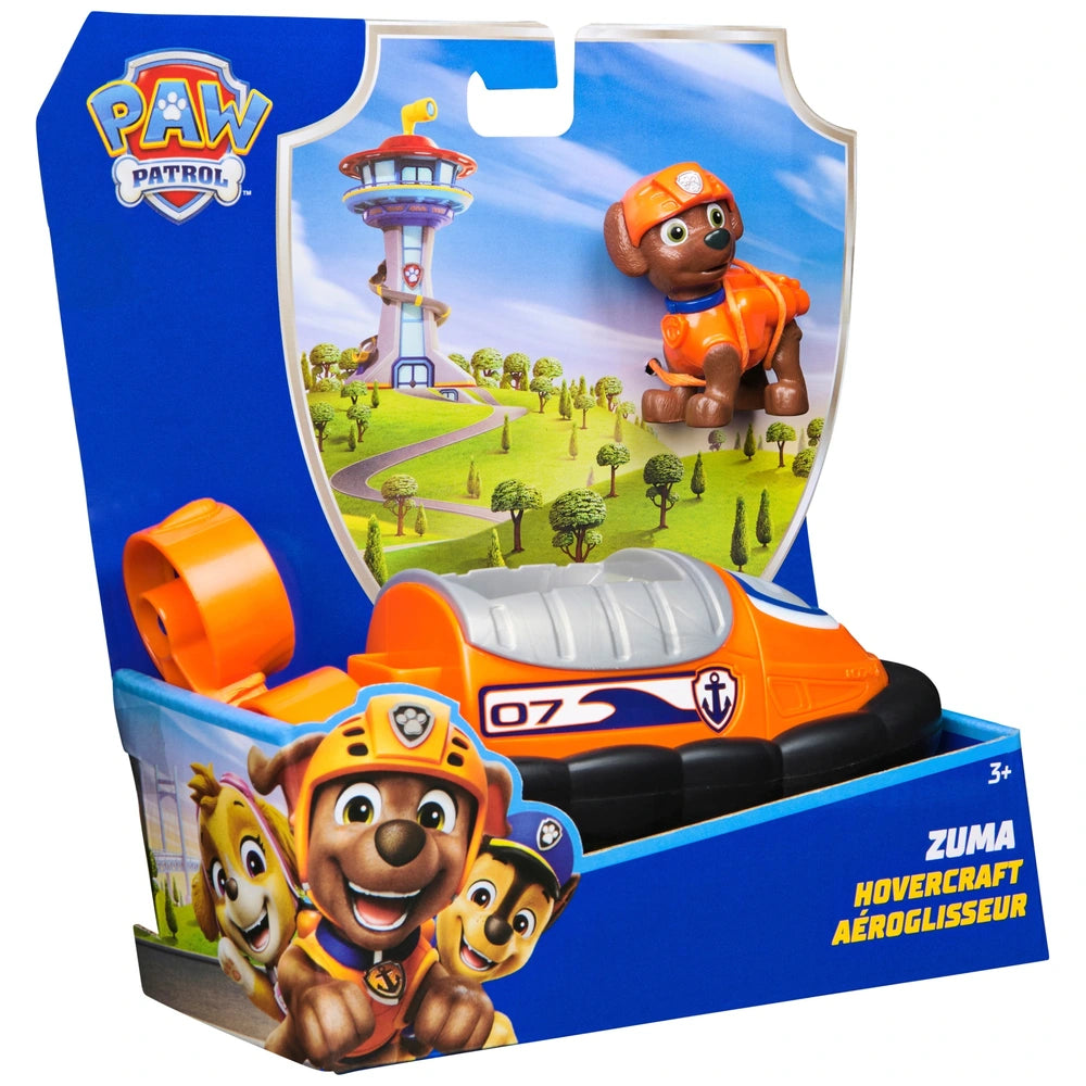 Paw Patrol Zuma Hovercraft With Zuma Figure