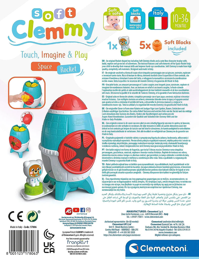 Clementoni Soft Clemmy Sensory Space Rocket