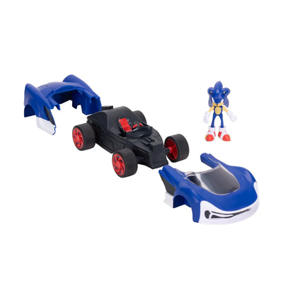 Sonic The Hedgehog Rev It Racers Vehicle And Figure Sonic And Speed Star Lightning