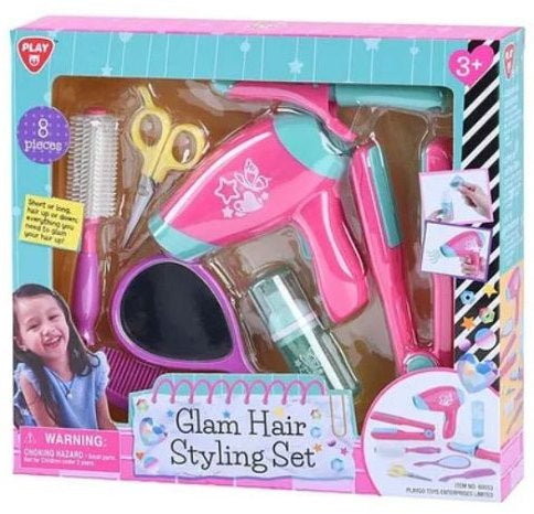 Glam Hair 8pc Hair Care Styling Set