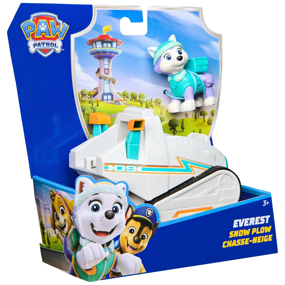 Paw Patrol Everest Snow Plough Vehicle And Figure