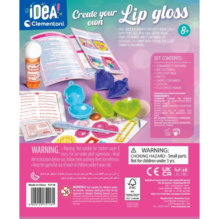 Clementoni Create Your Own Lipgloss Playset