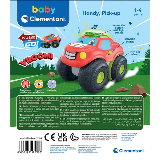 Clementoni Handy Pick Up Truck With Light And Sound