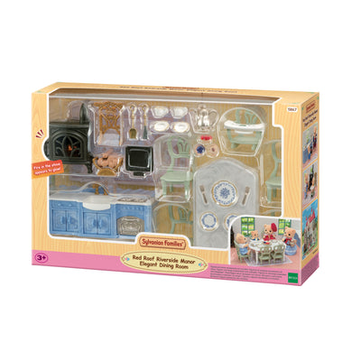 Sylvanian Families Red Roof Riverside Manor Elegant Dining Room