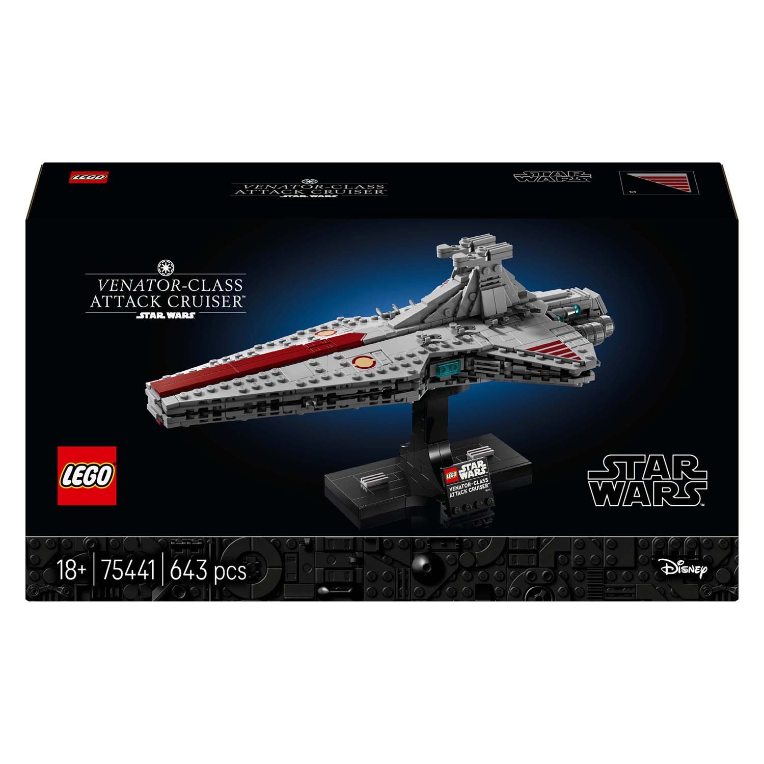 Lego Star Wars 75441 Venator Class Cruiser Set