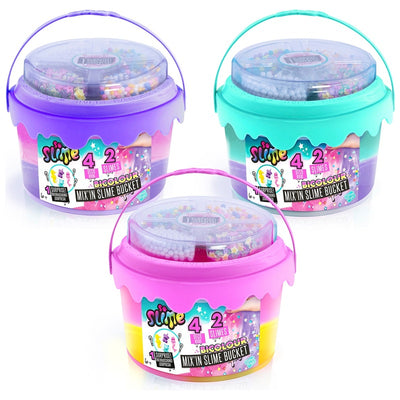 So Slime Mix In Slime Bucket