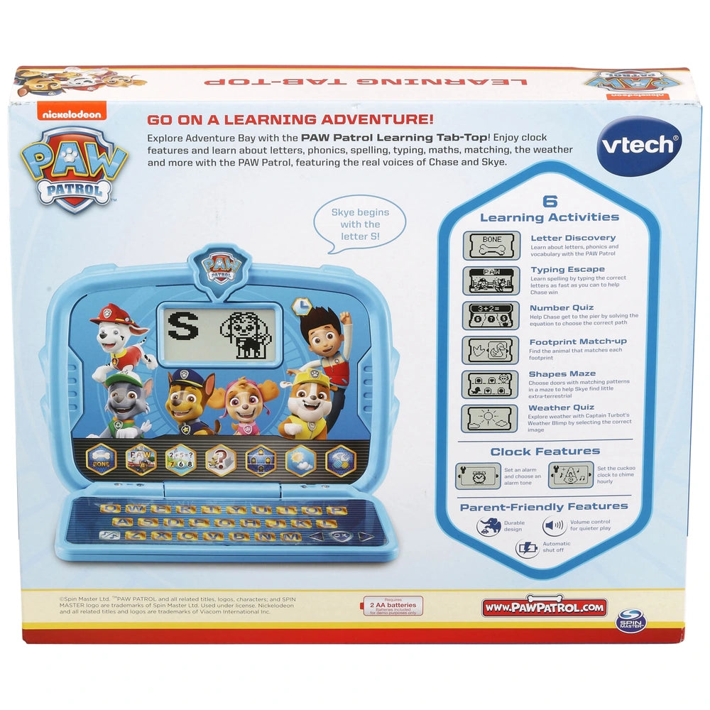 Paw Patrol VTech Learning Tab Top Computer