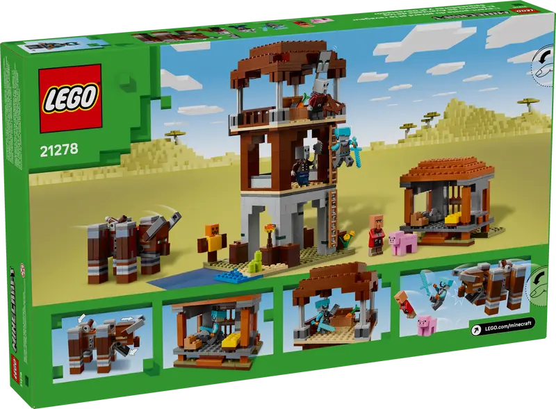 Lego Minecraft 21278 The Pillager Outpost And Ravager