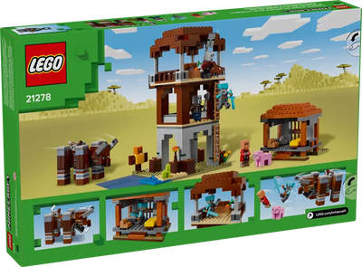 Lego Minecraft 21278 The Pillager Outpost And Ravager