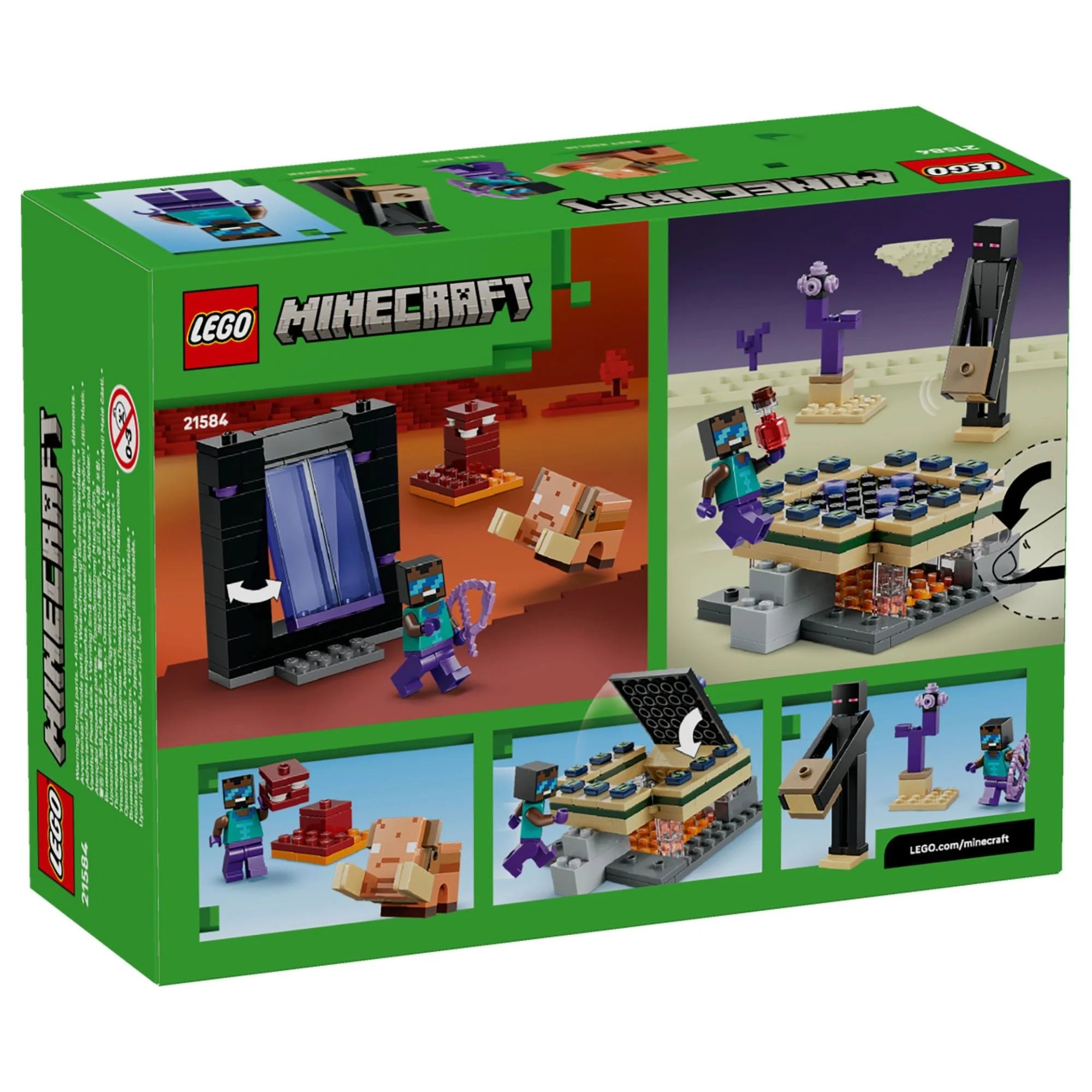 Lego Minecraft 21584 Nether And End Portal Journey