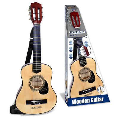 Bontempi Wooden Guitar 75cm Wooden Guitar