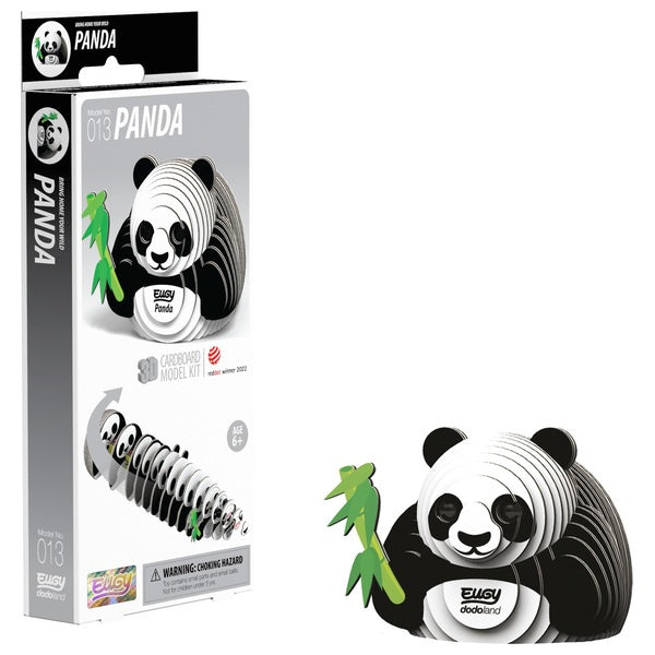 Eugy 3D Model Jigsaw Kit Panda